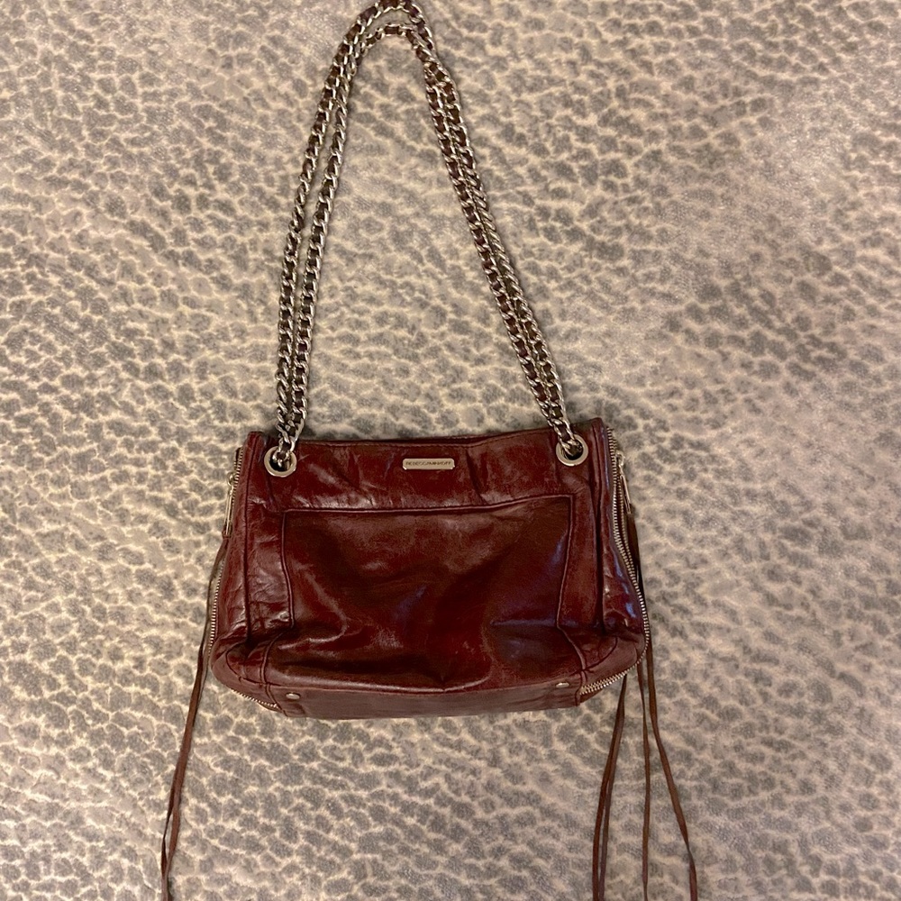 Rebecca Minkoff burgundy purse